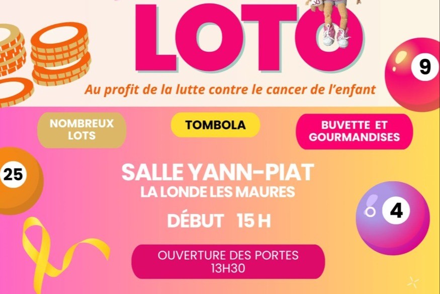 Loto de l'Association B.E.A à La Londe-les-Maures ce dimanche 16 fevrier